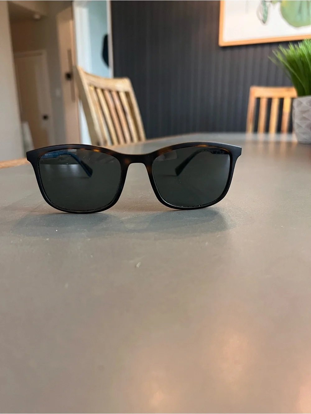 Prada Linea Rossa Tortoiseshell Frame Sunglasses with Gray Lenses